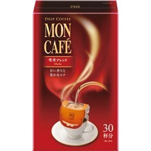 （まとめ）片岡物産 モンカフェ ドリップコーヒーモカブレンド 8g 1セット（60袋：30袋×2箱）【×5セット】【代引不可】