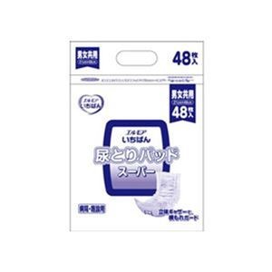 （まとめ）カミ商事 エルモア いちばん尿とりパッド スーパー 病院・施設用 1セット（288枚：48枚×6パック）【×3セット】