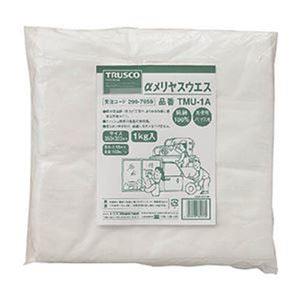 （まとめ）TRUSCO αメリヤスウエス 1kgTMU-1A 1袋【×3セット】