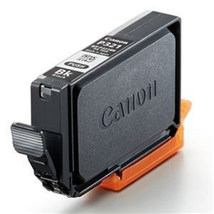 （まとめ）キヤノン インクタンクBJI-P321BK（1P）顔料 ブラック 14.5ml 9044B002 1個【×3セット】