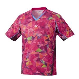 Nittaku（ニッタク） 卓球ゲームシャツ MOVESTAINED SHIRT ムーブステンドシャツ 男女兼用ピンク3S