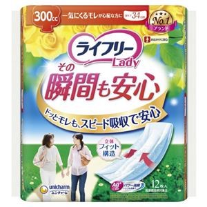 ユニ・チャームライフリー その瞬間も安心12枚X12P