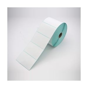 ブラザー工業 熱転写用アート紙／無地ラベル／幅80mm×長さ50mm／ラベルピッチ3mm／1巻1300枚／10巻入り TL-8050A