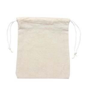 (まとめ）巾着袋(生成り）【×20セット】
