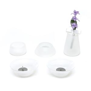 オモイデノアカシ 仏具8点セット 硝子 F（ペット用品・仏具）