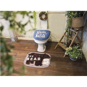 オカトー &Green トイレ2点セット（ふたカバー・マット） 洗浄・暖房用 THE BEAR