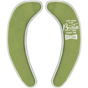 （まとめ） オカトー &Green 吸着便座シート LEAF 【×2セット】