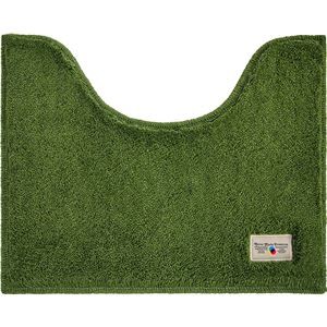 （まとめ） オカトー カラーモードプレミアム ミニトイレマット 40×50cm グリーン 【×2セット】