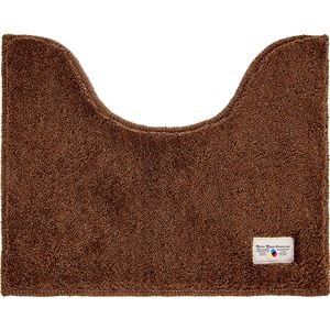 （まとめ） オカトー カラーモードプレミアム ミニトイレマット 40×50cm ブラウン 【×2セット】