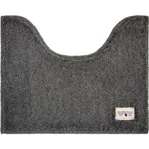 （まとめ） オカトー カラーモードプレミアム ミニトイレマット 40×50cm グレー【×2セット】