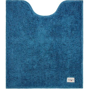 オカトー カラーモードプレミアム ロングトイレマット 80×70cm ターコイズブルー