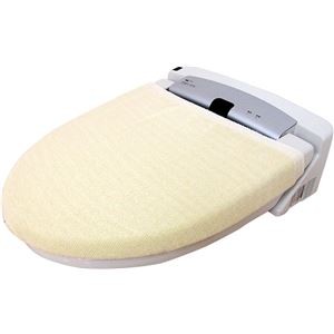 （まとめ） オカトー カラーモードプレミアム 兼用フタカバー（U型・O型/洗浄・暖房兼用） アイボリー 【×2セット】