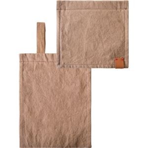 （まとめ） オカトー CANVASペーパーホルダーカバー ベージュ 【×2セット】