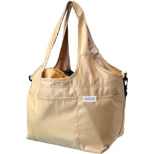オカトー miketto 保冷のできるレジかごバッグ 「SMOOTH」 ベージュ