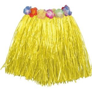 （まとめ）腰みの（30cm）黄【×10セット】