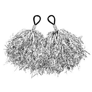 （まとめ）ハンドフリーポンポン シルバー【×20セット】