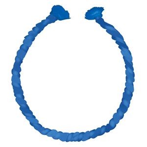 （まとめ）ねじりはちまき 青／単色【×20セット】