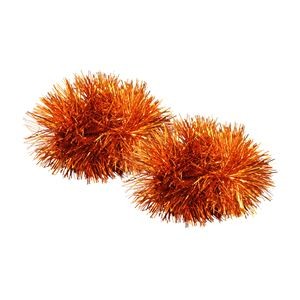 （まとめ）キラキラリストバンド 2個組 オレンジ【×20セット】