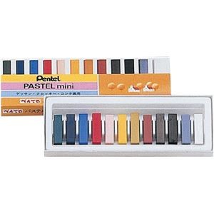 （まとめ）ぺんてるパステル（ミニ）12色【×10セット】