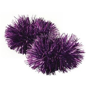 （まとめ）キラキラリストバンド 2個組 紫【×20セット】