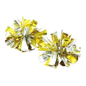 （まとめ）ハンドフリーチアポンポン ゴールドシルバー【×20セット】