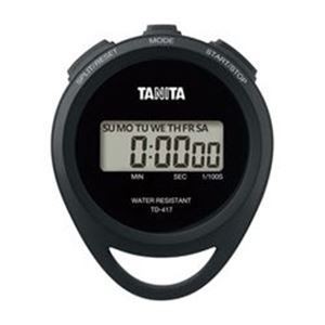 （まとめ）デジタルストップウォッチ TD-417 【×5セット】