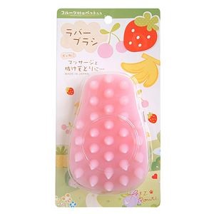 （まとめ） フルーツ村のラバーブラシ （ペット用品） 【×5セット】