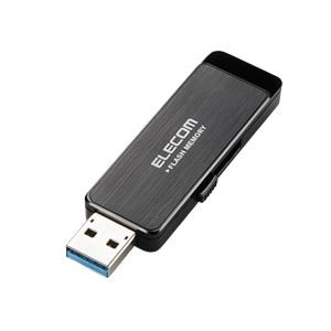 エレコム USB3.0ハードウェア暗号化USBメモリ 16GB ブラック MF-ENU3A16GBK 1個