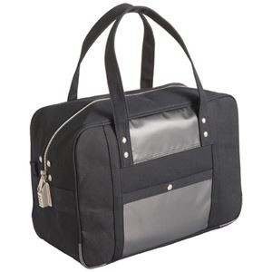三栄産業 帆布メール用ボストン Mサイズ SED-1 錠付 黒 BTM-SED-01 1個