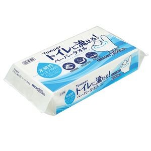トライフ トイレに流せる！ペーパータオル 200枚/パック 1セット（35パック）