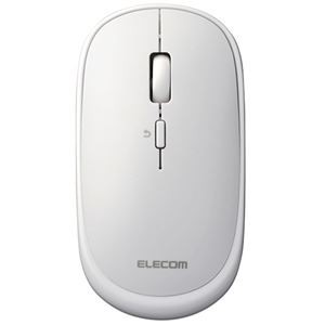 （まとめ）エレコム Bluetooth4.2マウスSlint（スリント） ホワイト M-TM10BBWH 1個 【×3セット】