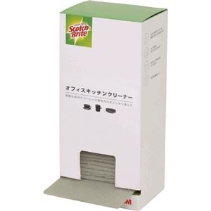 （まとめ）3M スコッチ・ブライトオフィスキッチンクリーナー 40枚（80カット） MCC-02 1箱 【×5セット】