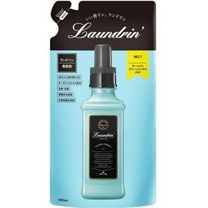 （まとめ）ネイチャーラボ ランドリン 柔軟剤No.7 詰替 480ml 1個 【×10セット】
