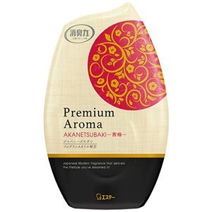 （まとめ）エステー お部屋の消臭力 PremiumAroma 茜椿 400ml 1個 【×10セット】