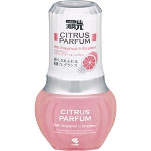 （まとめ）小林製薬 お部屋の消臭元 シトラスパルファム ピンクグレープフルーツ＆ベルガモット 400ml 1個 【×10セット】