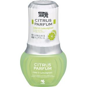 （まとめ）小林製薬 お部屋の消臭元 シトラスパルファム ライム＆レモングラス 400ml 1個 【×10セット】