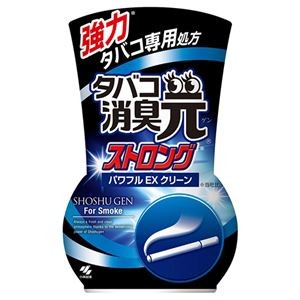 （まとめ）小林製薬 タバコ消臭元 ストロング パワフルEXクリーン 400ml 1個 【×10セット】