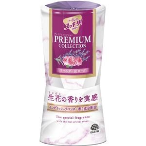 （まとめ）アース製薬 トイレのスッキーリ！プレミアムコレクション ラベンダー＆ローズ 400ml 1個 【×10セット】