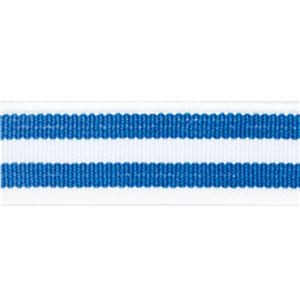 （まとめ）ライオン事務器 ゴムdeパッチバンド 幅15×長さ600mm トリプル ブルー/ブルー GP-152 1個 【×10セット】