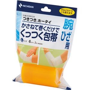 （まとめ）ニチバン つきつきホータイ L 6cm×3m THL 1巻 【×10セット】