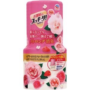 （まとめ）アース製薬 お部屋のスッキーリ！エアリーホワイトフローラル 400ml 1個 【×10セット】