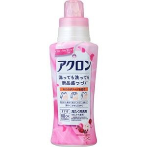 （まとめ）ライオン アクロン フローラルブーケの香り 本体 450ml 1本 【×30セット】