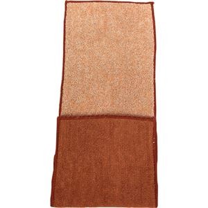 （まとめ）国産ポケット付きハンカチ オレンジ 1枚 【×50セット】