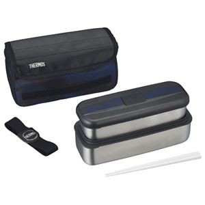 サーモス フレッシュランチボックス 1100ml ブラックペイント DSD-1103W-BK-PT