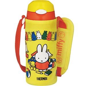 サーモス 真空断熱ストローボトル 0.4L miffy イエローオレンジ FHL-402FB-Y-OR