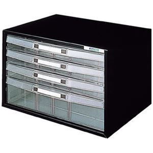 ナカバヤシ アバンテケースA4横 浅3深1 AL-W4-D 黒