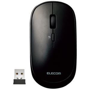 （まとめ）エレコム 薄型無線マウス ブラック M-TM10DBBK【×5セット】