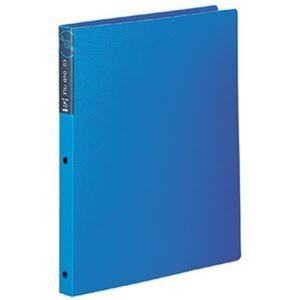 （まとめ）セキセイ CD／DVDファイル DVD-1130 青【×10セット】