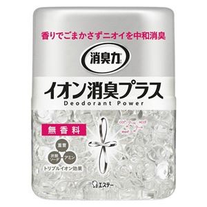 （まとめ） エステー 消臭力クリアビーズ イオン消臭プラス 本体 320g 【×10セット】