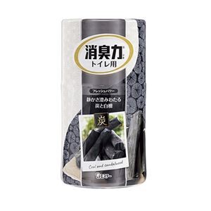 （まとめ） エステー トイレの消臭力 炭と白檀の香り 400ml 【×10セット】